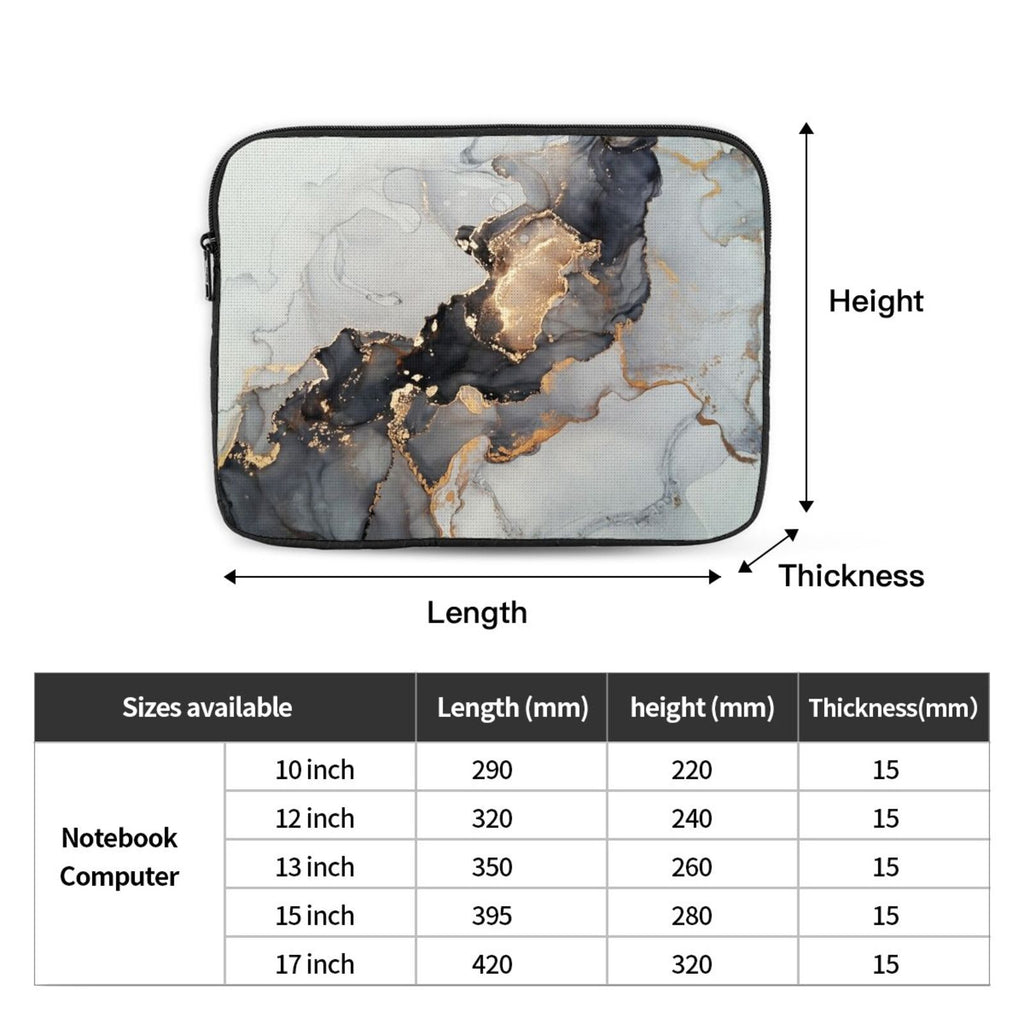 Portable Laptop Sleeve-Ink Palpitations