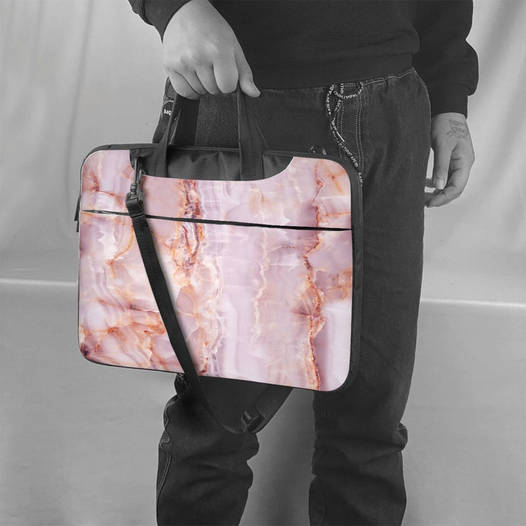 Laptop Bag Crossbody Shoulder- Pink Ceramic