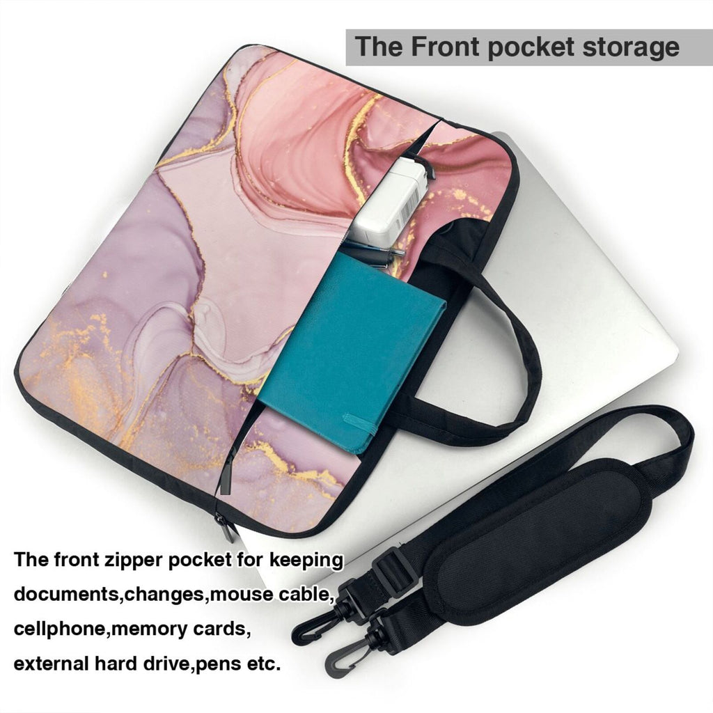 Laptop Bag Crossbody Shoulder- Pink Charm