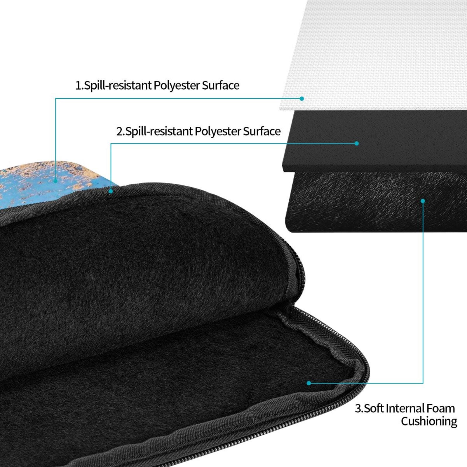 Portable Laptop Sleeve-In The Ocean