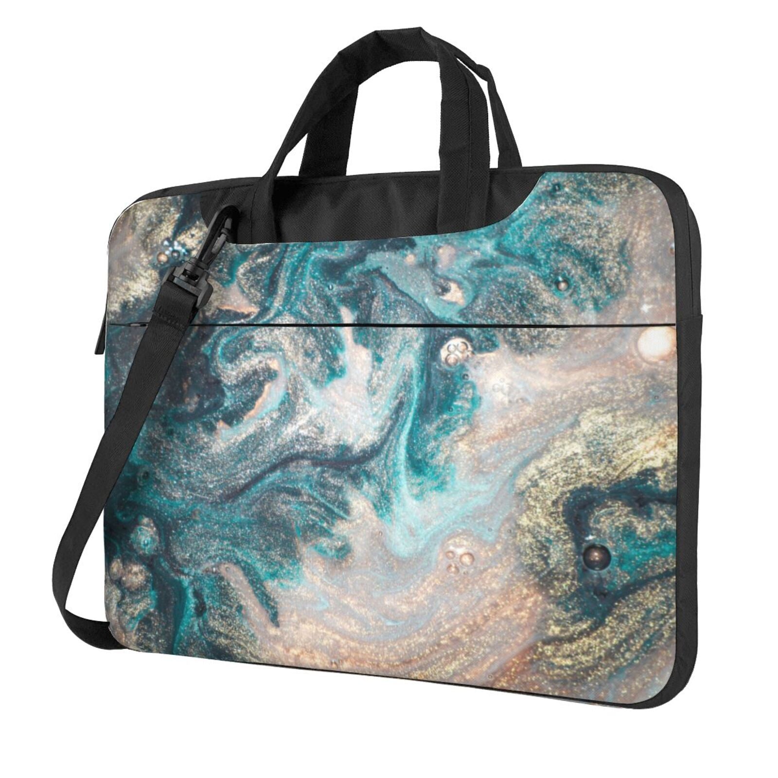 Laptop Bag Crossbody Shoulder- Emerald Pool