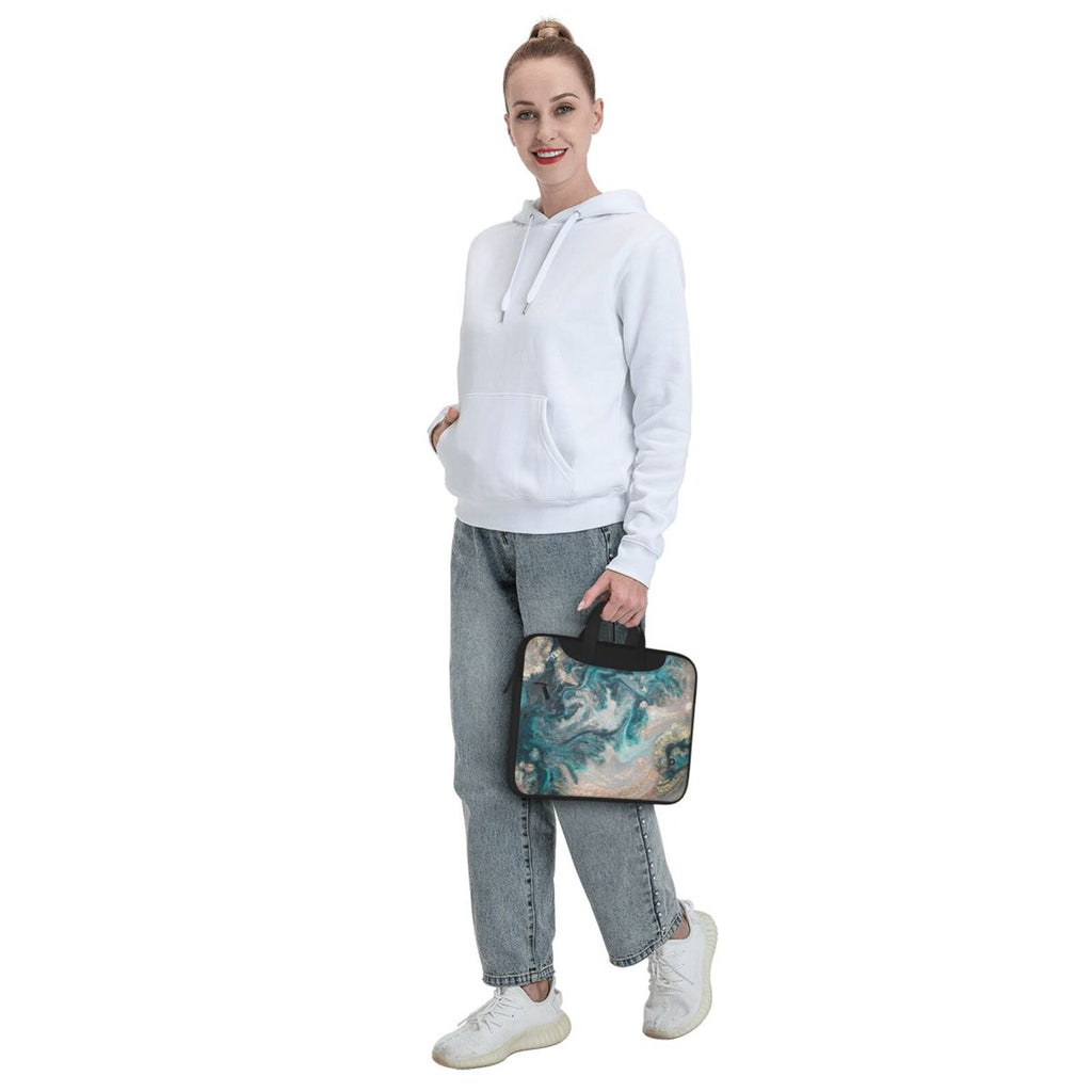 Laptop Bag Crossbody Shoulder- Emerald Pool