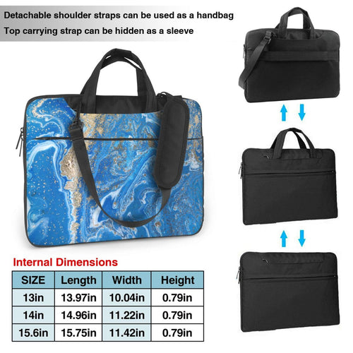 Laptop Bag Crossbody Shoulder- Blue River