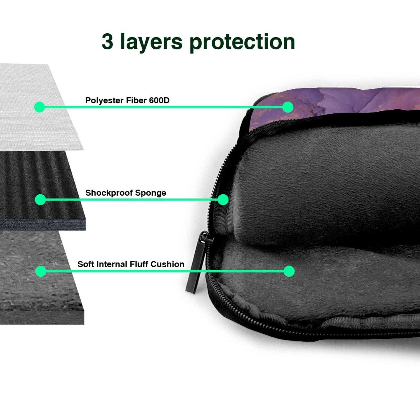 Laptop Bag Crossbody Shoulder- Mist