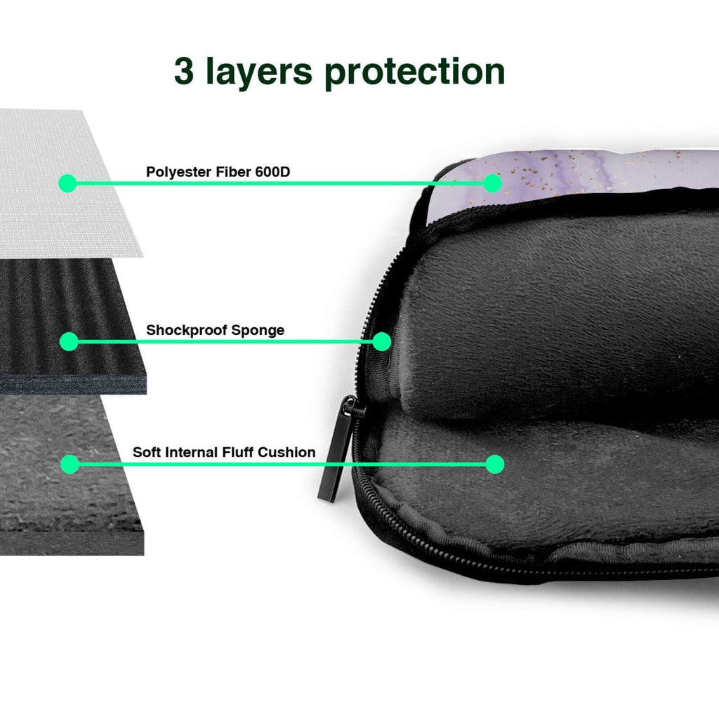 Laptop Bag Crossbody Shoulder- Purple Jade