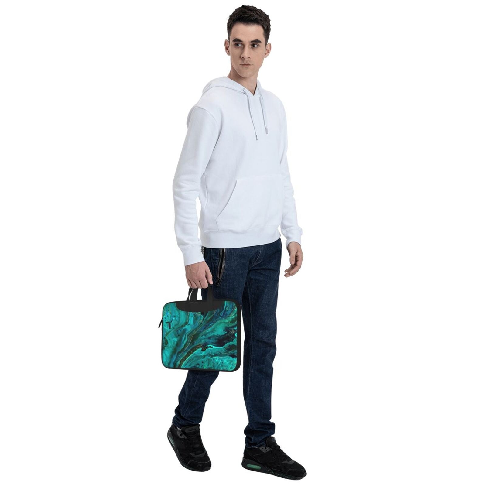 Laptop Bag Crossbody Shoulder- Lush River