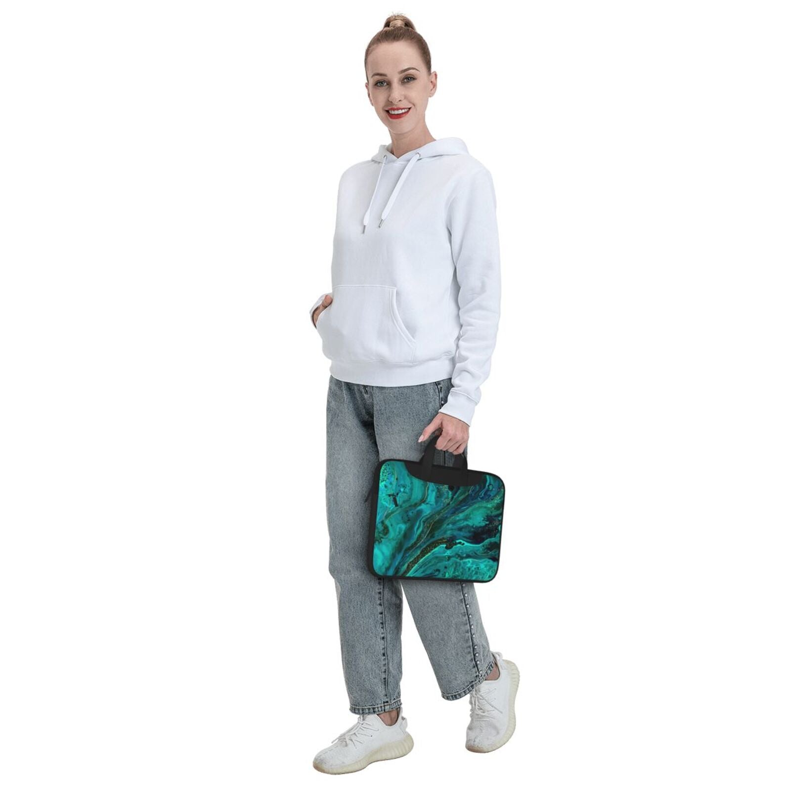 Laptop Bag Crossbody Shoulder- Lush River