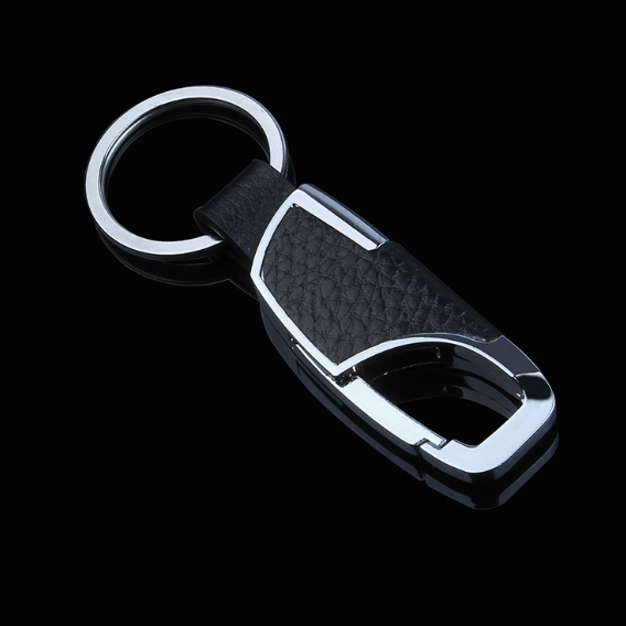 Men's Genuine Leather Car Keychain